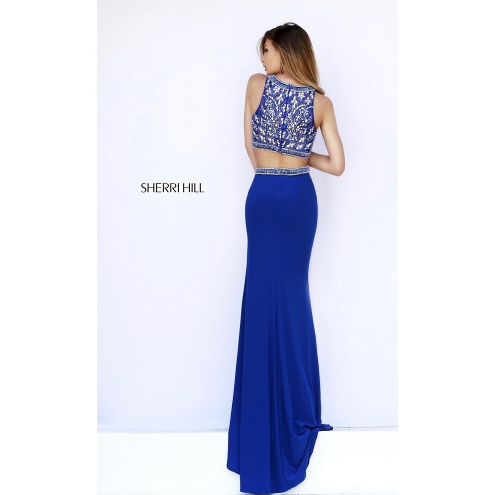 Sherri Hill two-piece prom dress